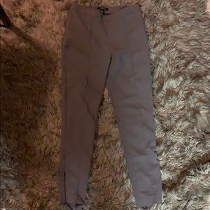 Grey Fitted Trousers